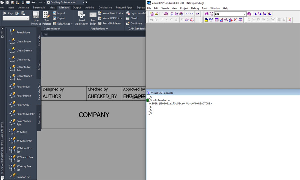 Visual LISP Editor